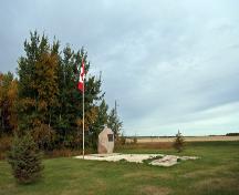 Contextual view, from the southwest, of the Opawaka School Site, Miami area, 2006; Historic Resources Branch, Manitoba Culture, Heritage and Tourism, 2006