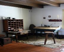 Intérieur du musée de la maison Ross, Winnipeg, 2006; Historic Resources Branch, Manitoba Culture, Heritage, Tourism and Sport, 2006