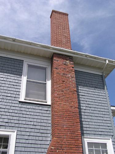 Chimney and wall detail