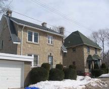 West facades of 380 and 390 Brock Avenue, 2007.; Lindsay Benjamin, 2007.