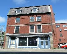 View of front facade and left side, S.O Steele and Sons Ltd. (Breakwater Books) St. John's.; HFNL 2005