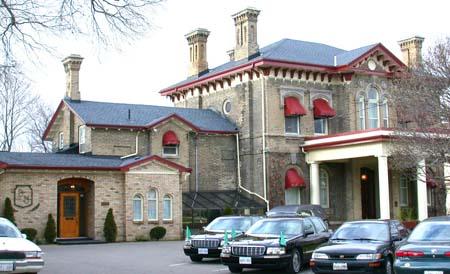 Northeast elevation of the Brethour House