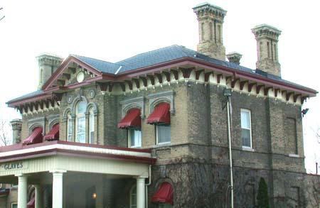Northwest Elevation of the Brethour House
