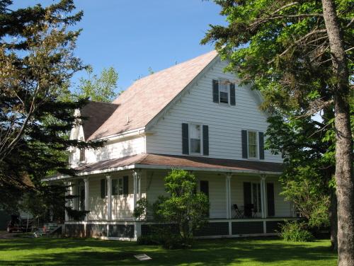 Showing northeast elevation