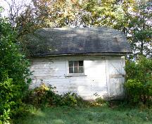 Exterior view of the garage at the Blaney Residence, 2005; District of Pitt Meadows, 2005