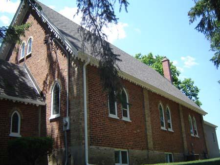 West Elevation, Conestogo United Church, 2007