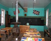 Intérieur de l'école Mount Prospect, Cartwright, 2006; Historic Resources Branch, Manitoba Culture, Heritage, Tourism and Sport, 2006