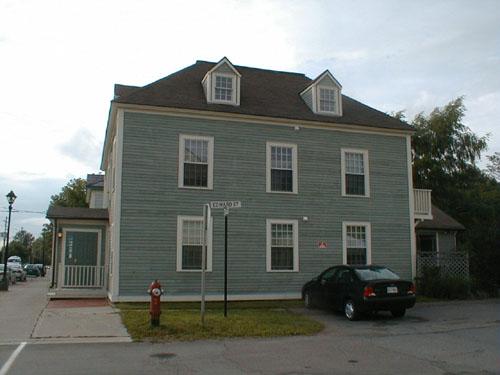 Side view of the building