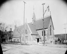 Historic view showing little change to appearance of church c. 1897; William James [Photograph], c. 1897, PA-009061, Library and Archives Ontario
