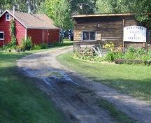 Exterior view of packing shed and office at the Honeywood Nursery, 2008; Government of Saskatchewan, Germman, 2008