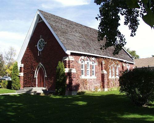 Front and side facades