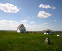 Vue d'ensemble - de l'est de l'école de Star Mound, région de Snowflake, 2006; Historic Resources Branch, Manitoba Culture, Heritage, Tourism and Sport, 2006