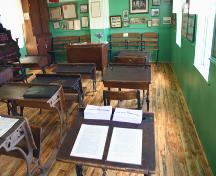 Intérieur de l'école de Star Mound, région de Snowflake, 2006; Historic Resources Branch, Manitoba Culture, Heritage, Tourism and Sport, 2006