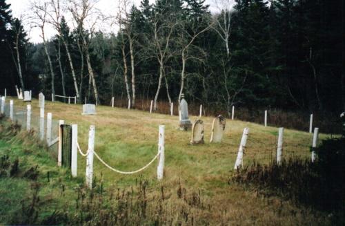 Cemetery looking east