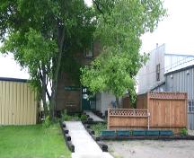 Vue de la façade nord de l'édifice de la Union Bank, Hamiota, 2005; Historic Resources Branch, Manitoba Culture, Heritage, Tourism and Sport, 2005