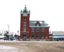 Façade est du bureau de poste de Minnedosa, Minnedosa, 2005; Historic Resources Branch, Manitoba Culture, Heritage, Tourism and Sport, 2005