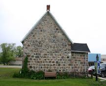 West elevation of Christ Anglican Church, Cartwright, 2005; Historic Resources Branch, Manitoba Culture, Heritage, Tourism and Sport, 2005