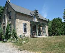 Of note is the rectangular plan and symmetrical gothic design.; Kendra Green, 2007.