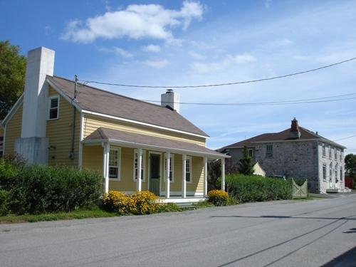 Wood frame and limestone houses, Barriefield
