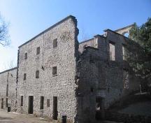Southeast view of the Goldie Mill Ruins.; Lindsay Benjamin, 2007.