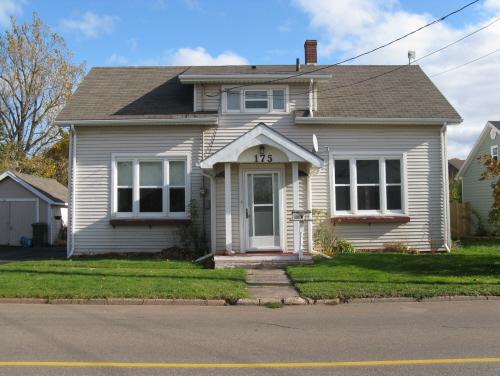 Showing west elevation