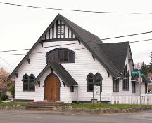 Exterior view of the Wilkinson Road Methodist Church.; Derek Trachsel, District of Saanich, 2004.