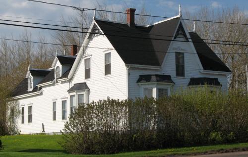 Showing southwest elevation