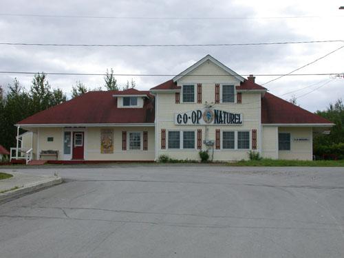 Front facade of the building