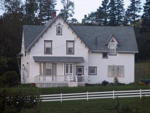 Showing east elevation