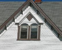 Detail of Gothic window and shingle patterns; Province of PEI, Carter Jeffery, 2008