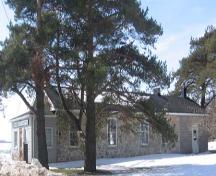 View of the east elevation of the Ennotville Library as seen from Sixth Line, 2007.; Kayla Jonas, 2007.
