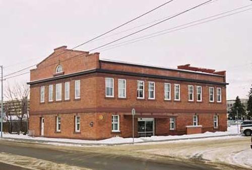 The rear of the North Telephone Exchange