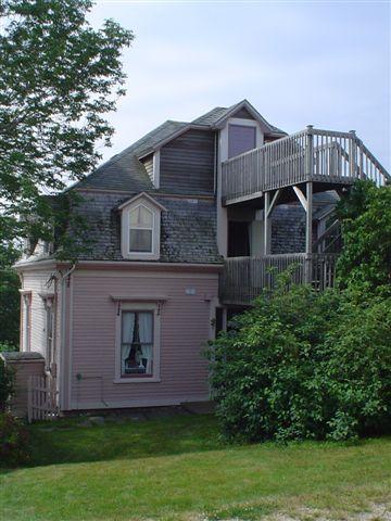 Rear façade