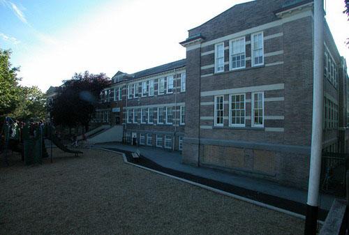 Front elevation, looking southwest