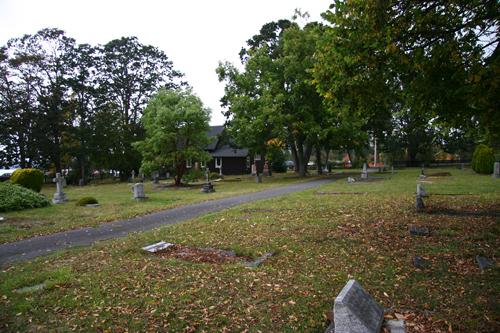 View looking toward Holy Trinity Church