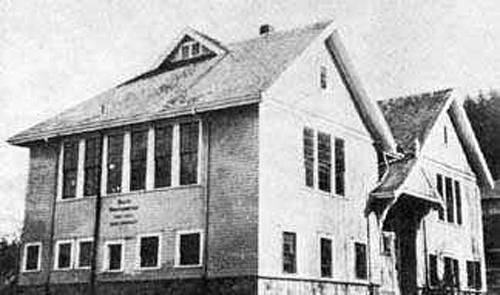 Oblique view from southwest corner