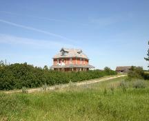 Contextual view, from the southwest, of the Marringhurst Heritage House, Glenora area, 2005; Historic Resources Branch, Manitoba Culture, Heritage, Tourism and Sport, 2005