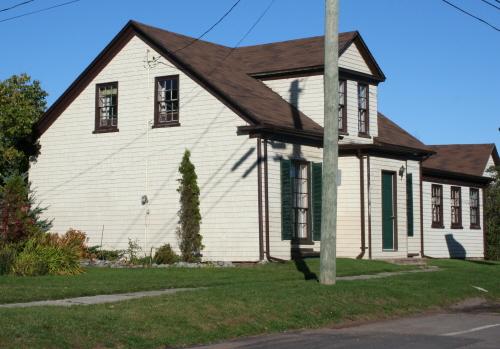 Showing west elevation