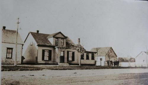 Showing front elevation, c. 1930s