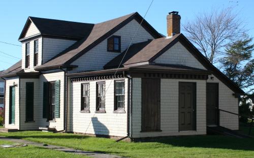 Showing east elevation