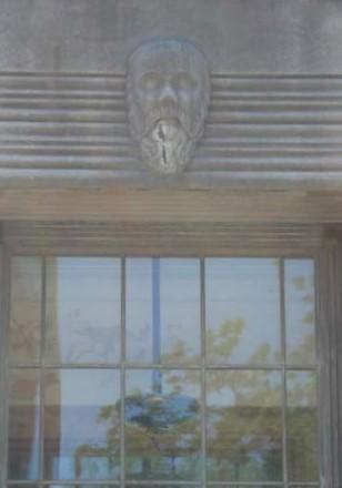 Carving, Elsie Perrin Williams Library, 2007