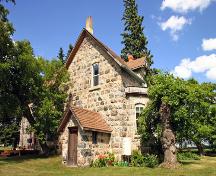 Southwest elevation of the Young House, Cypress River area, 2006; Historic Resources Branch, Manitoba Culture, Heritage, Tourism and Sport, 2006