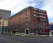 Façades secondaires - du nord-est du bâtiment Galpern, Winnipeg, 2007; Historic Resources Branch, Manitoba Culture, Heritage, Tourism and Sport, 2007