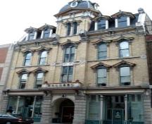 Of note are the building's symmetrical design and ornate detailing.; Martina Braunstein, 2007.