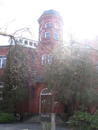 Detailed view of Central Turret and Main Entrance,