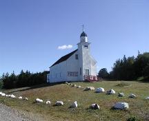 West view of Saint Margaret of Scotland Catholic Church, River Denys Mountain, Nova Scotia, 2002.; Inverness County Heritage Advisory Committe, 2002