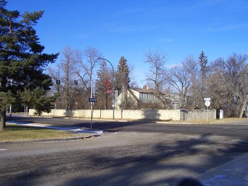 Vue de la clôture