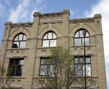 Mur (détail) de l'édifice Marshall-Wells, Winnipeg, 2006; Historic Resources Branch, Manitoba Culture, Heritage, Tourism and Sport, 2006