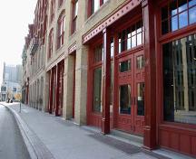Détail de l'édifice Utility, Winnipeg, 2006; Historic Resources Branch, Manitoba Culture, Heritage,Tourism and Sport, 2006