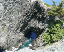 View looking down into the Arch opening, showing the pool. Photo taken June 2008.; Deborah O'Rielly/ HFNL 2008